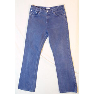 Zara Jeans‎ Womens 8 Blue High Rise straight w32 L32 Rise 11.5 EUC